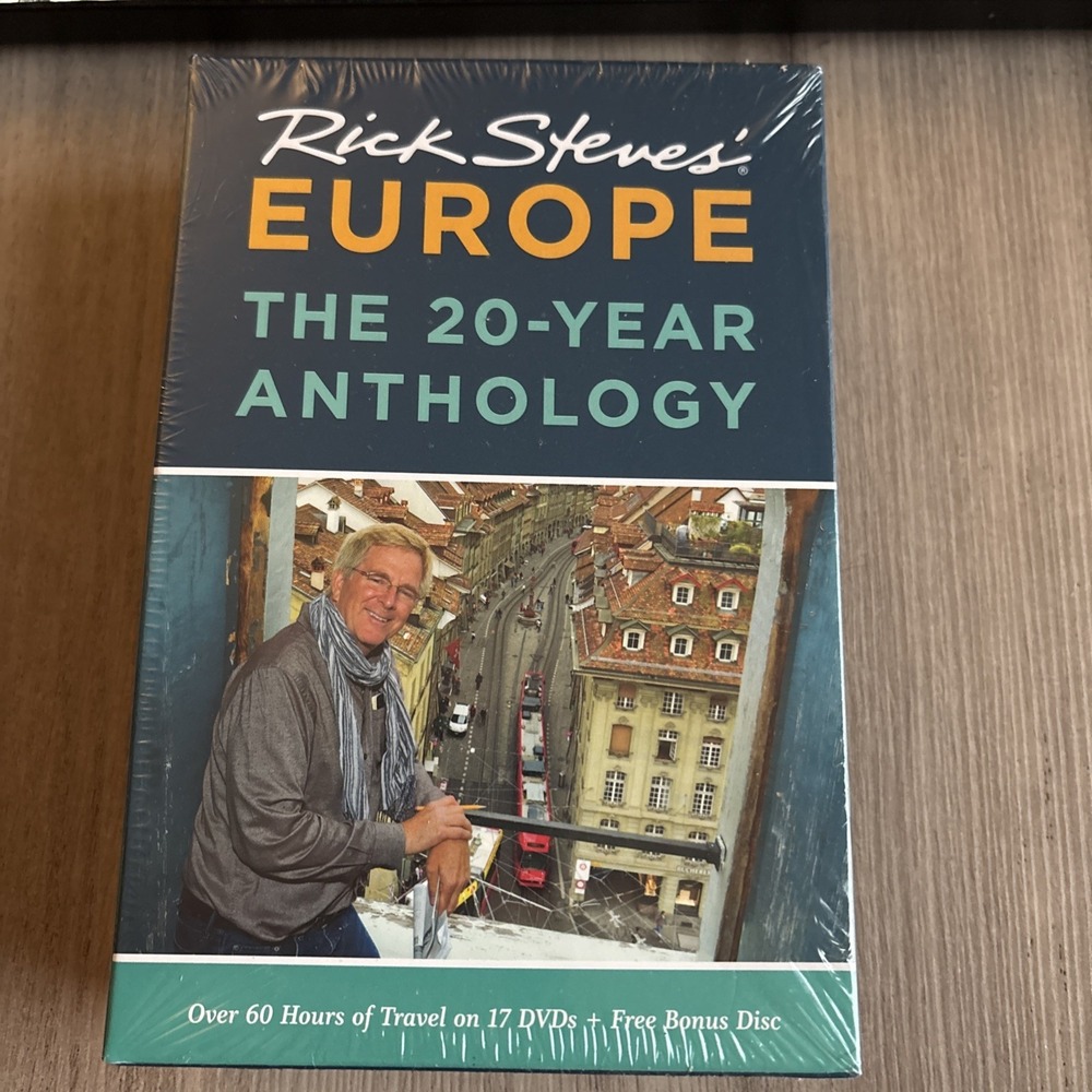 NIB Rick Steves'‎ Europe The 20-Year Anthology (DVD, 2019, 17-Disc Set)